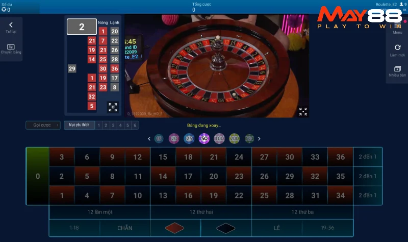 Giới thiệu cơ bản về game ăn tiền Roulette May88